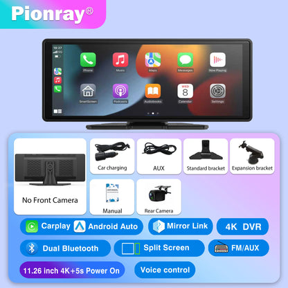 7/10 Inches Android Auto Universal Portable Carplay for Car Screen Car Radio Video Wireless Carplay Screen for Apple