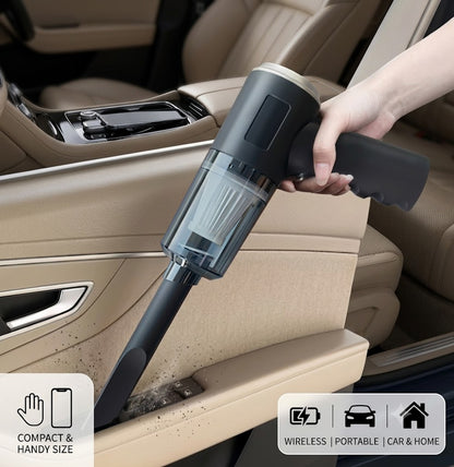 Portable Wireless Vacuum Cleaner - 120W Handheld Mini Vacuum for Car & Home